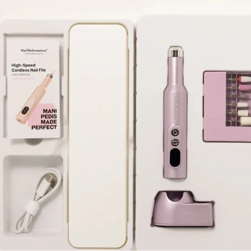 Purple Nail Drill Set